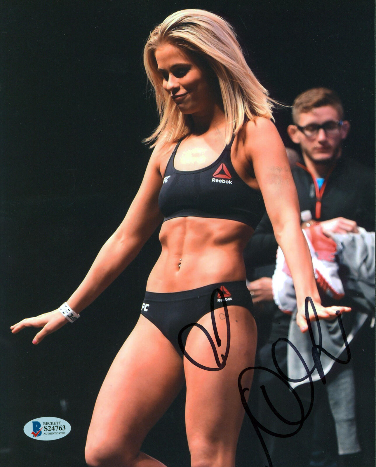 UFC Paige Vanzant Authentic Signed 8x10 Photo Poster painting Autographed BAS #S24763