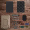 Modular Battery Storage Box Organizer for CR2032 AAA 18650 18350 CR123A (Khaki)