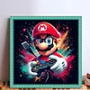 Super Mario-11CT Stamped Cross Stitch 40*40cm