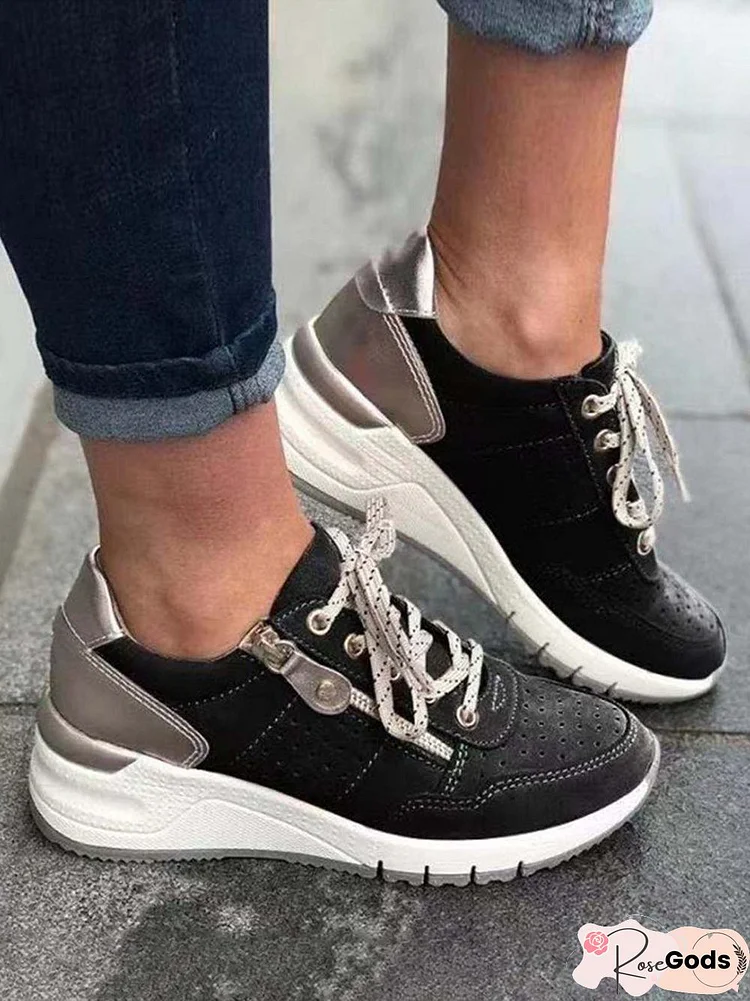 Casual Zipper Sneakers