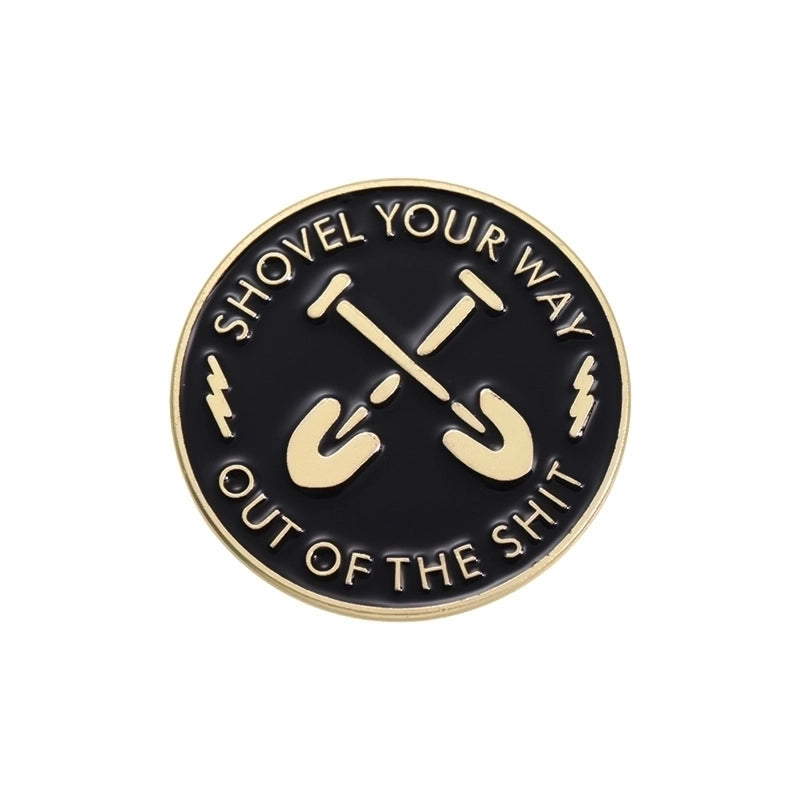 IG Style Cartoon Style Pin Book Letter Heart Shape Alloy Plating Unisex Brooches