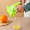 Manual plastic juicer lemon fruit apple orange juice squeeze