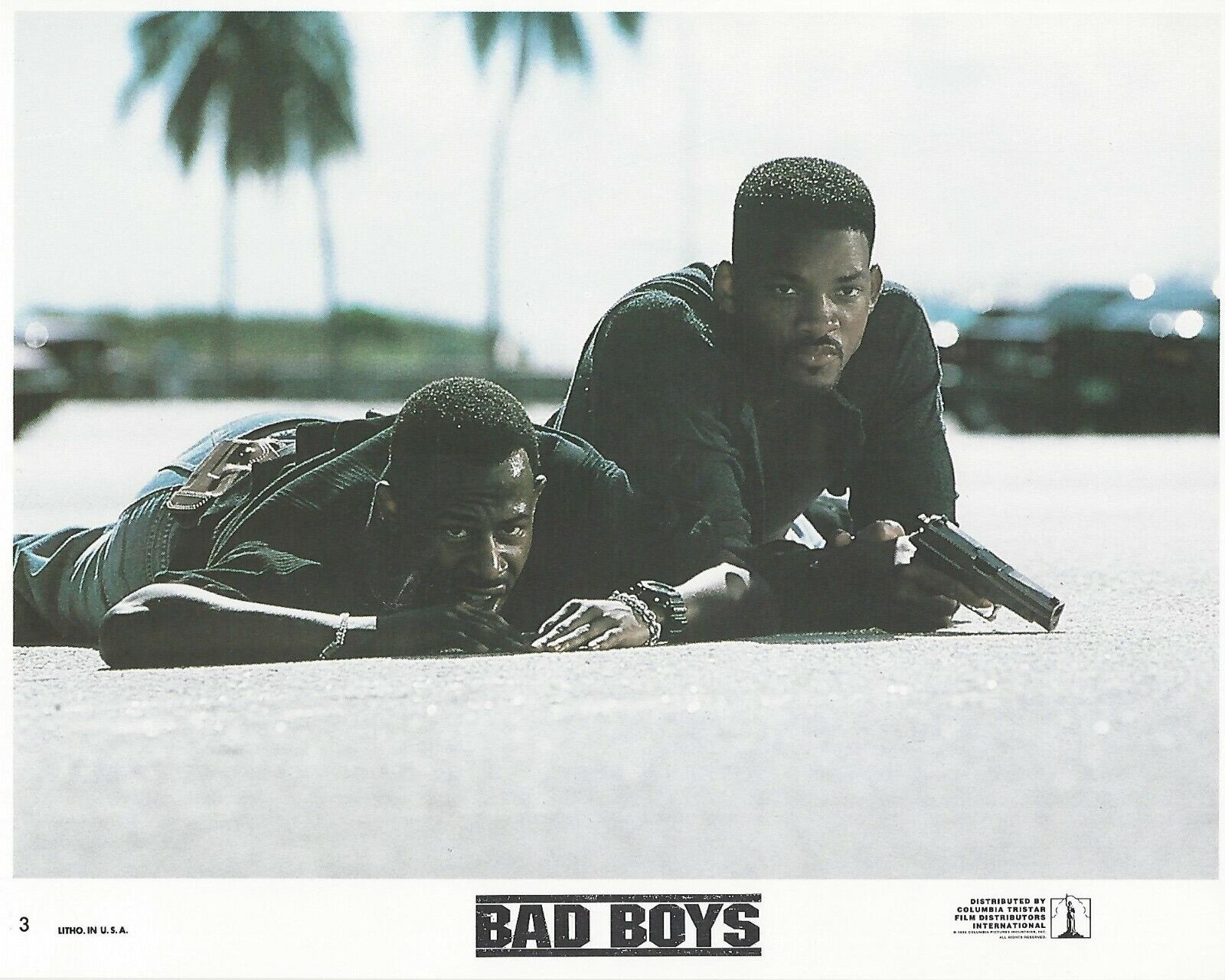 Bad Boys Original 8x10 Lobby Card Poster 1995 Photo Poster painting #3 Smith Lawrence