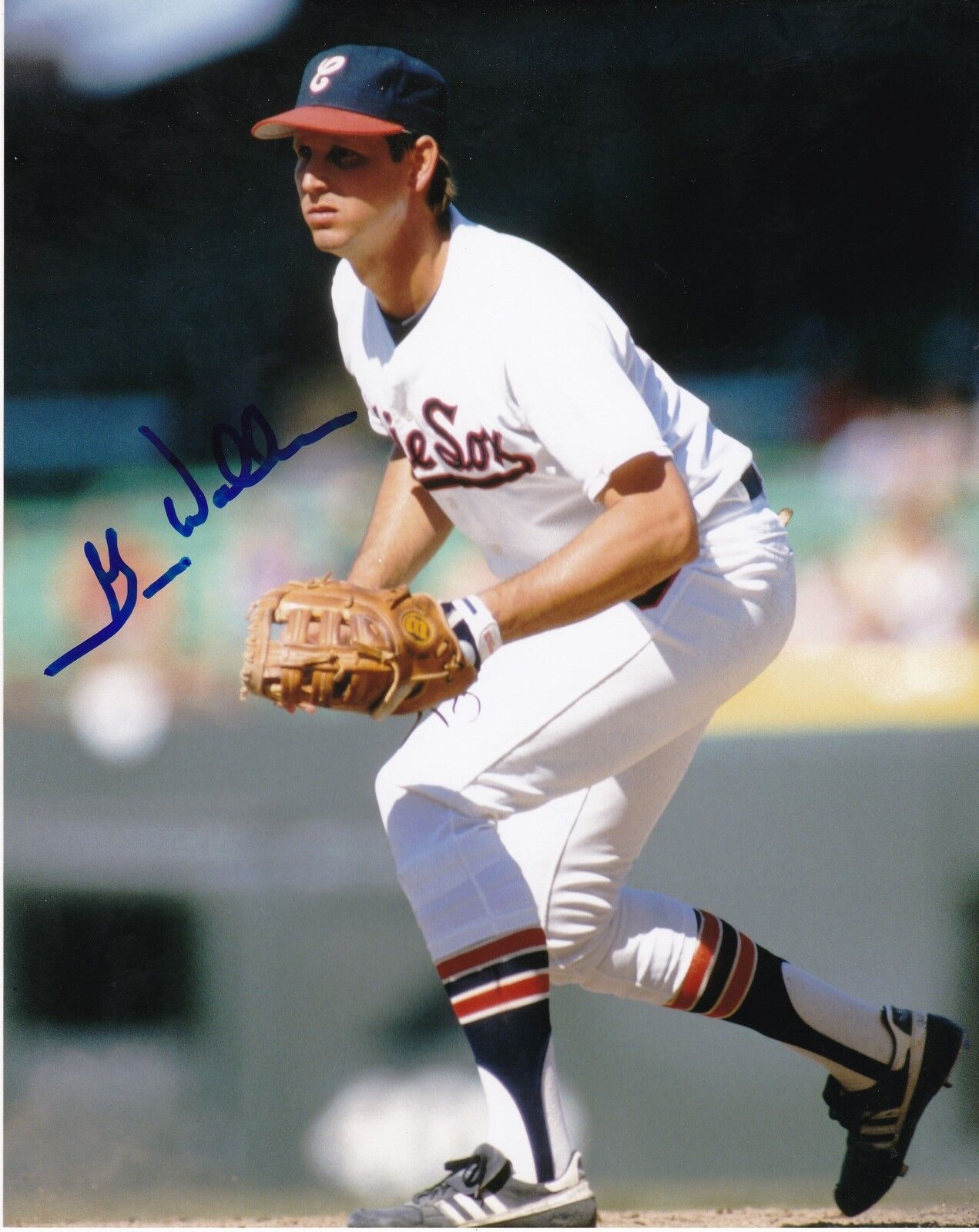 GREG WALKER CHICAGO WHITE SOX ACTION SIGNED 8x10