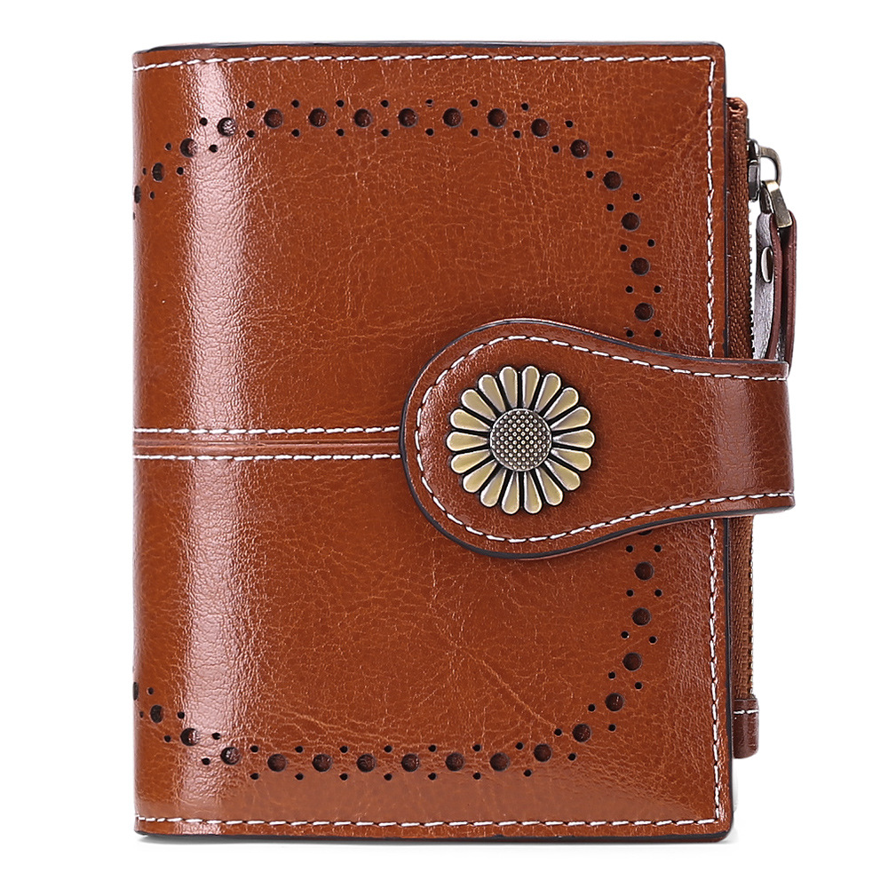Cropped Zip Wallet