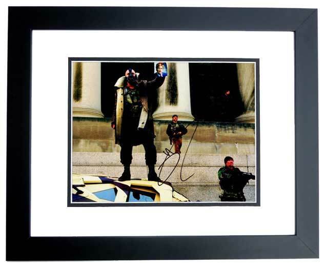 Tom Hardy Signed BANE - Batman - The Dark Knight Rises 11x14 inch Photo Poster painting FRAMED