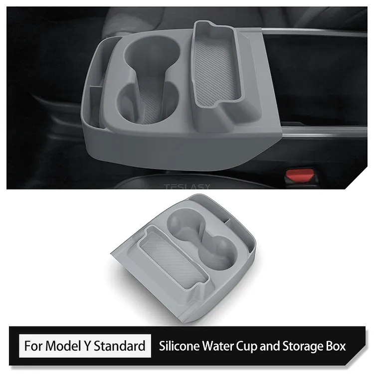 アクセサリー y&c Model Y Standard Center Console Silicone Integrated Cup Holder