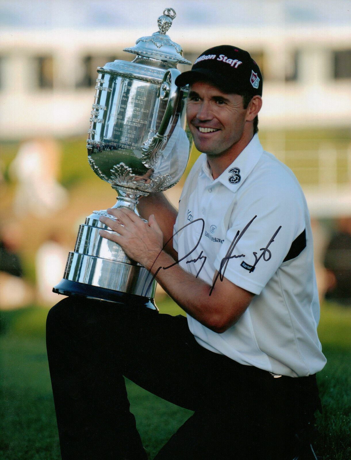 Padraig Harrington Signed 12X8 Photo Poster painting Three Time Major Winner AFTAL COA (3106)