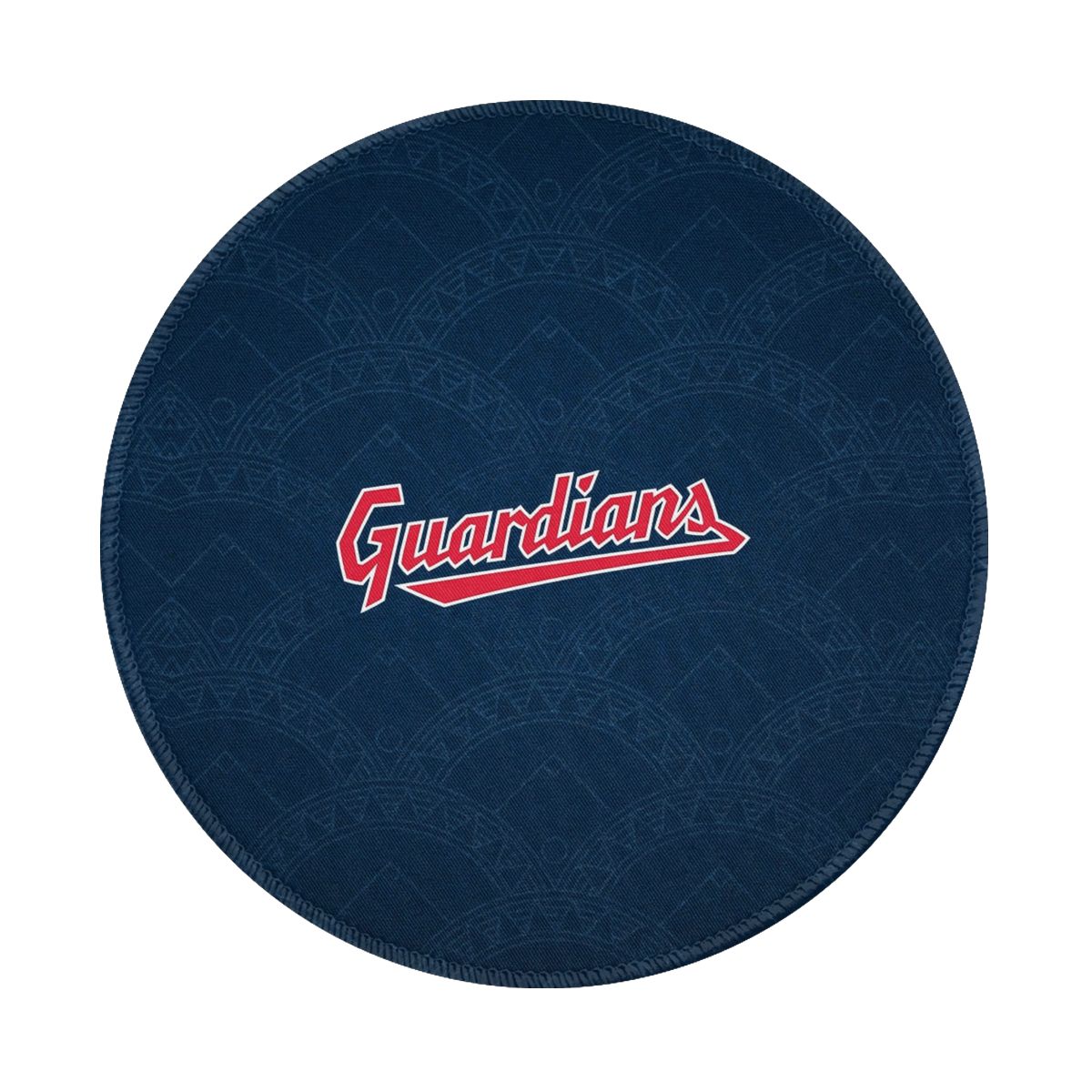 Cleveland Guardians Baseball Team Wordmark Round Non-Slip Thick Rubber Modern Gaming Mousepad