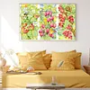 Bee-Snail-Berry-14CT Stamped Cross Stitch 44*32cm/17.32*12.6in