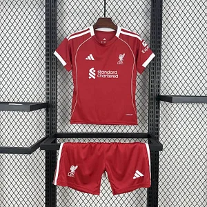2025/2026 Liverpool Home Soccer Jersey 1:1 Thai Quality Kids Size