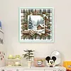 Winter Cabin-11CT Stamped Cross Stitch 40*40cm/15.75*15.75in tapestrymarket