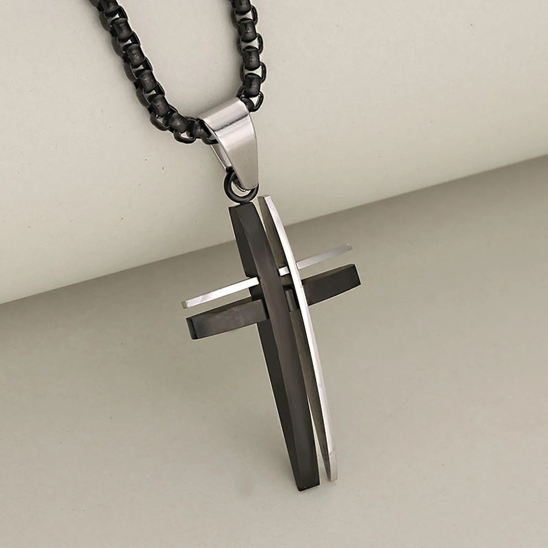 1 Piece 304 Stainless Steel Cross Jewelry Accessories Pendant