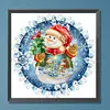 >SALE<5D DIY Full Round Drill Diamond Painting Wreath Kit Home Decoration 30x30cm