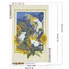 uk.everydayedeals (Limited Stock)Diamond Painting - Full Round - Framed Sunflower Parrot(40*60cm)