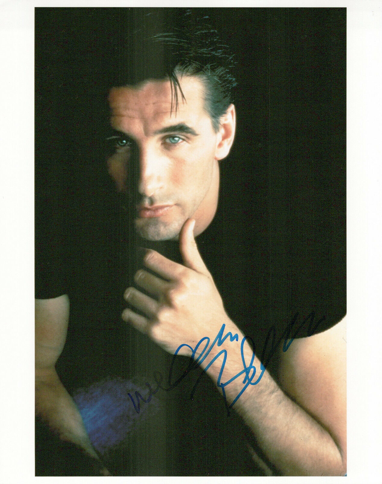 William Baldwin head shot autographed Photo Poster painting signed 8x10 #2