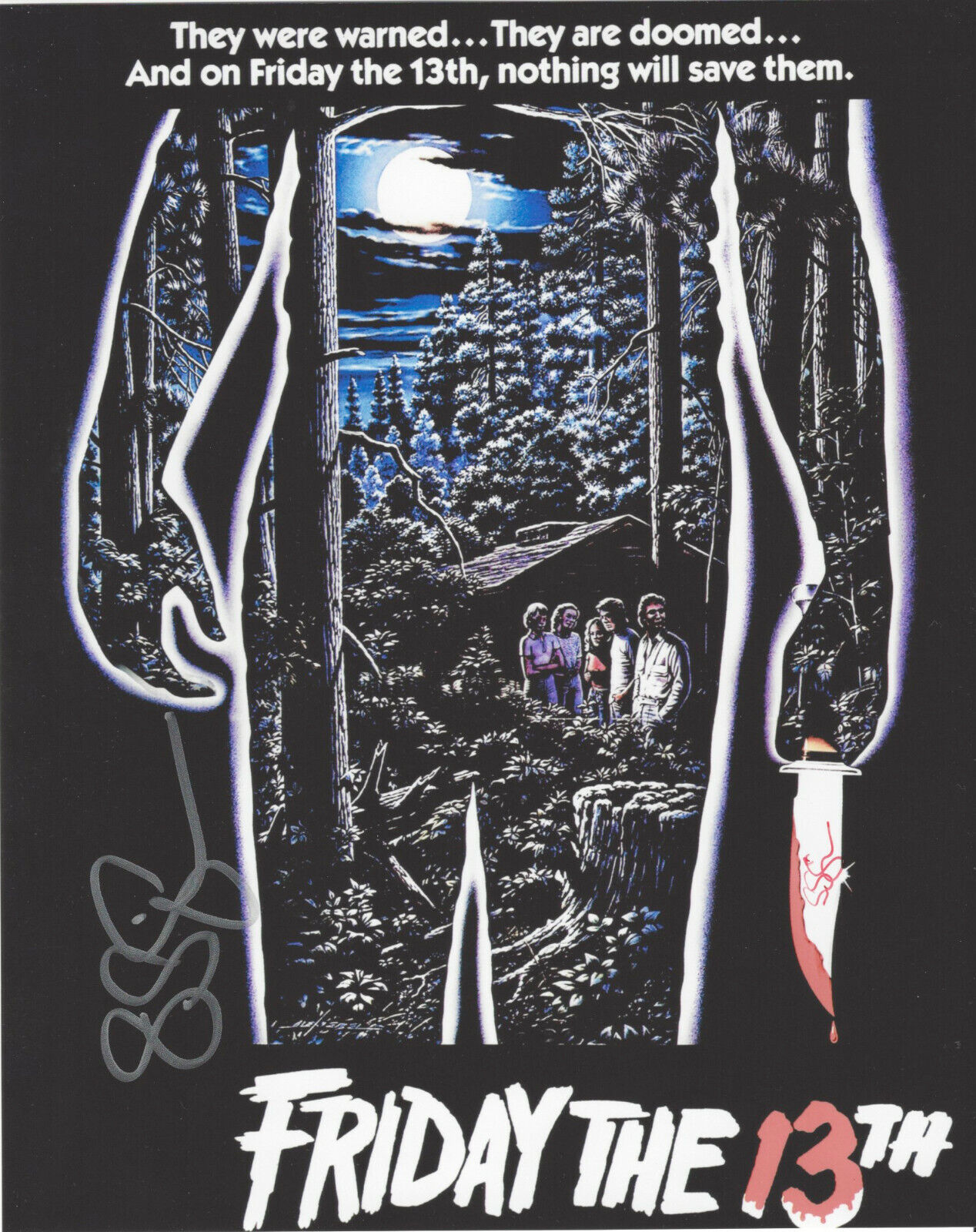 DIRECTOR SEAN S. CUNNINGHAM SIGNED 'FRIDAY THE 13TH' 8X10 Photo Poster painting w/COA HORROR