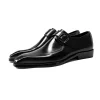Stylish Men's Black Monk Dress Shoes