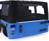 AMK 313mm RC Crawler Body 4 Door Wheelbase Jeep Wrangler JK Rubicon Body for 1/10 Scale RC Body Jeep Shell Hard Body Shell Kit Axial SCX10 90046 90047 RGT EX86100(Blue)