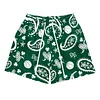 Unisex Mesh Paisley And Star Print Athletic Shorts by Inlyline