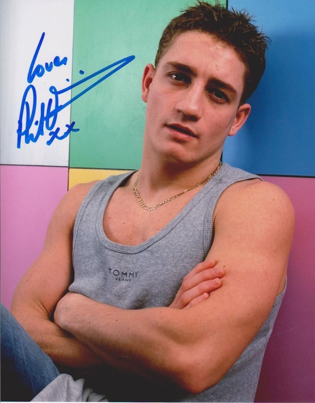 Philip Olivier Signed 8x10 Photo Poster painting - British Model / Star of DOCTOR WHO -SEXY! G12