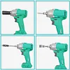 4 PCS Electric Brushless Impact Wrench Adapter Drill Bit Dual-Use Wrench Adapter