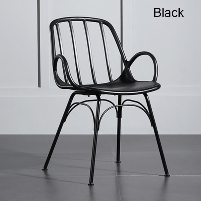 modern Minimalism plastic chair restaurant dining room chairs farm table and chairs outdoor family bedroom armrest lounge chair