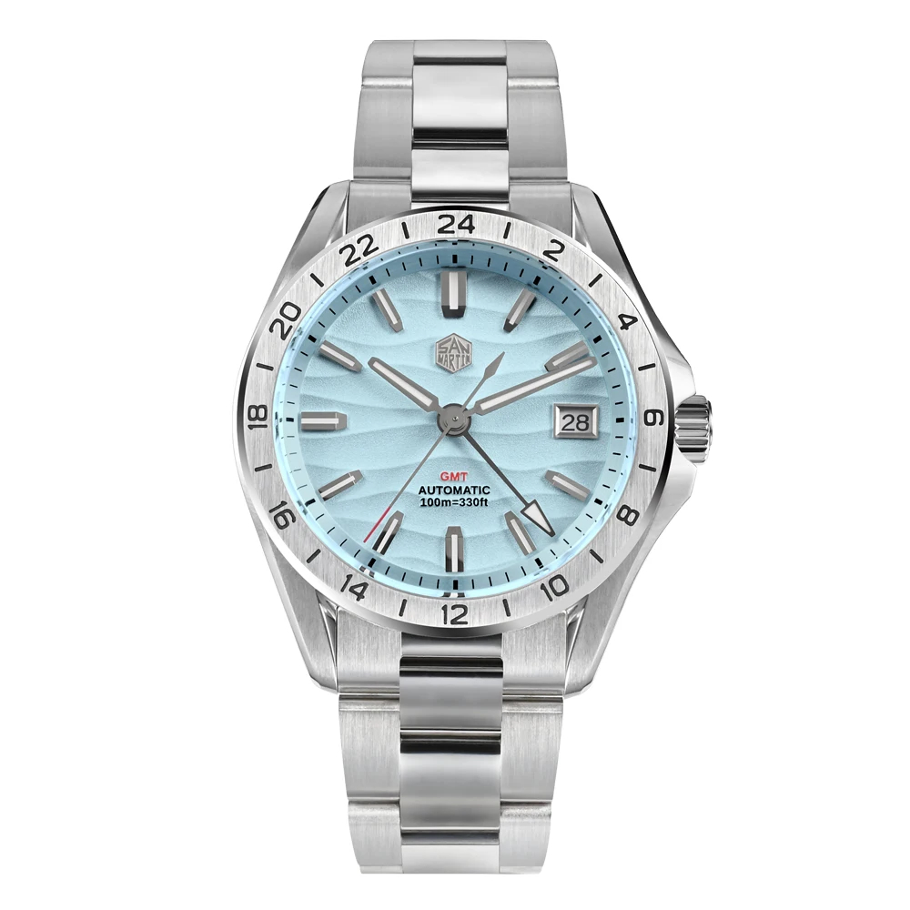 San Martin New 39mm Desert Texture GMT Watch SN0129 San Martin Watch San Martin Watch