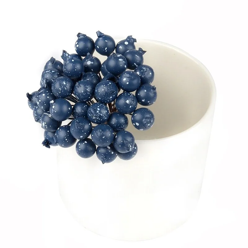 20pcs Simulation pomegranate fruit Berries Artificial Flower Stamen For Home Wedding Decoration Christmas tree craft accessories