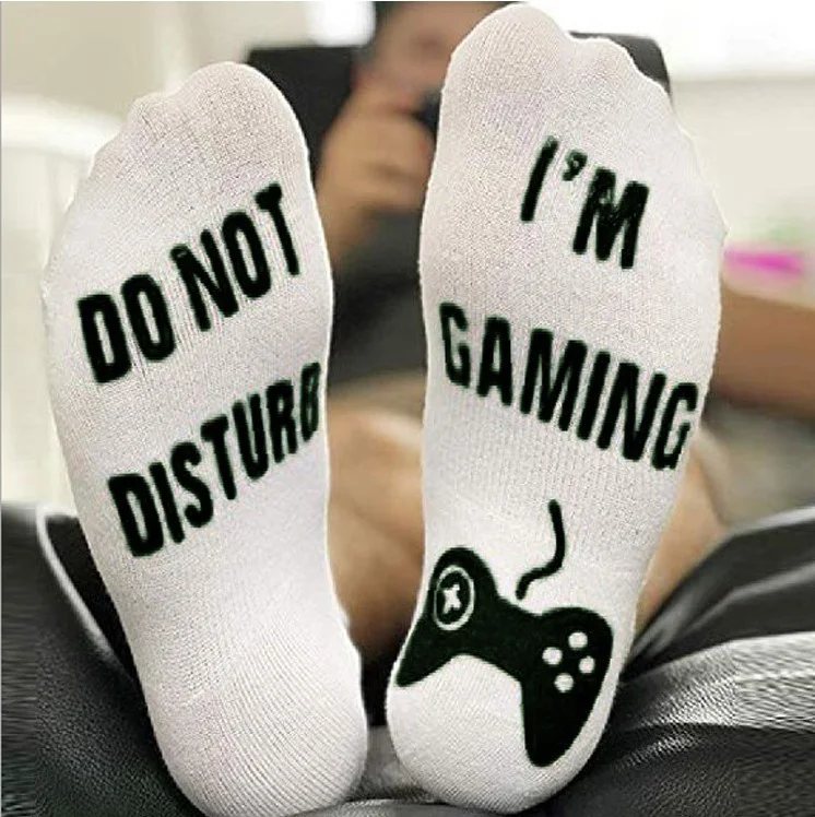 DO NOT DISTURB  I'M GAMING Socks