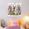 Flowers, Donkeys And Sheep-11CT Stamped Cross Stitch 40*40cm/15.75*15.75in tapestrymarket