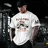 Bulldog Gym Venice Printed T-shirt by Inlyline