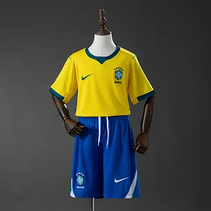 2026 Brazil Home Football Shirt 1:1 Thai Quality Kids Size