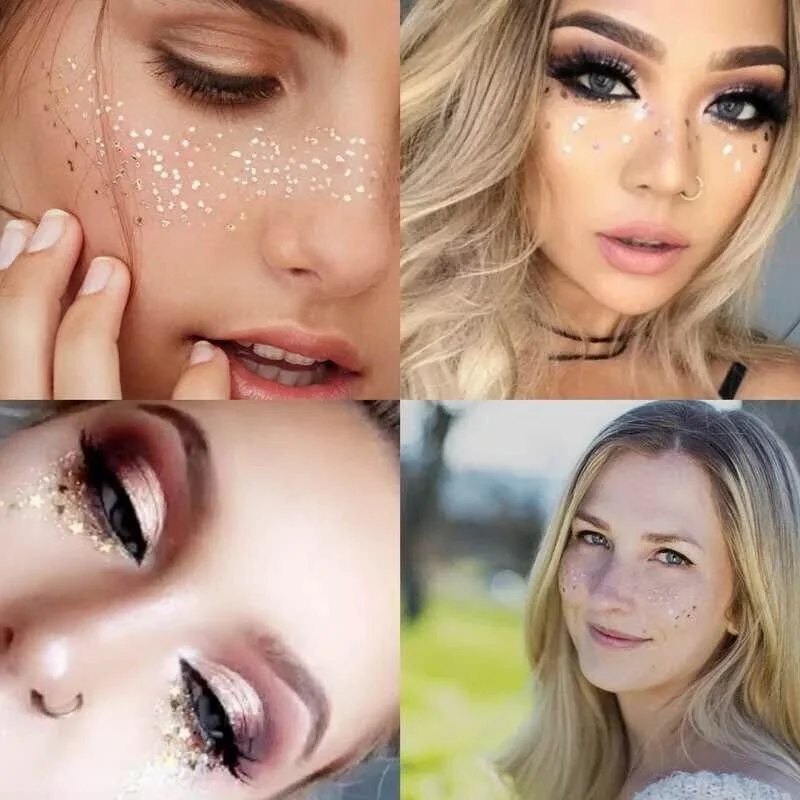 Tattoo Diamond Makeup Eyeliner Eyeshadow Face Sticker Jewel Eyes Makeup Crystal Eyes Sticker