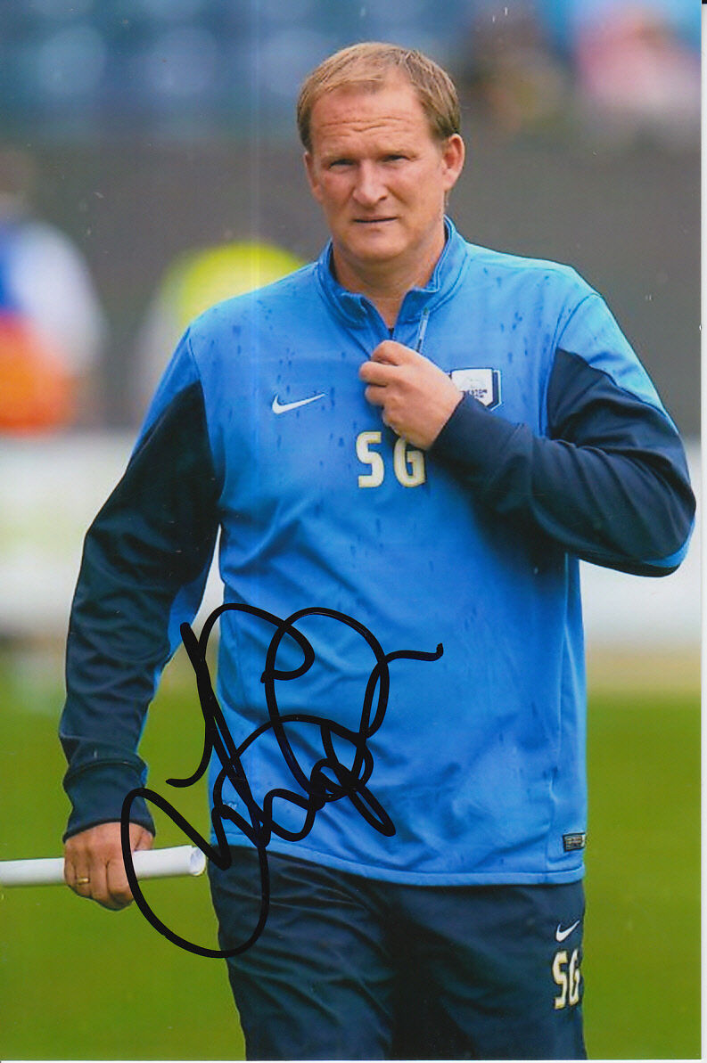 PRESTON NORTH END HAND SIGNED SIMON GRAYSON 6X4 Photo Poster painting 8.