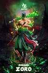 POP Scale Onigashima Roronoa Zoro with LED - ONE PIECE Resin Statue - MengXin Studio