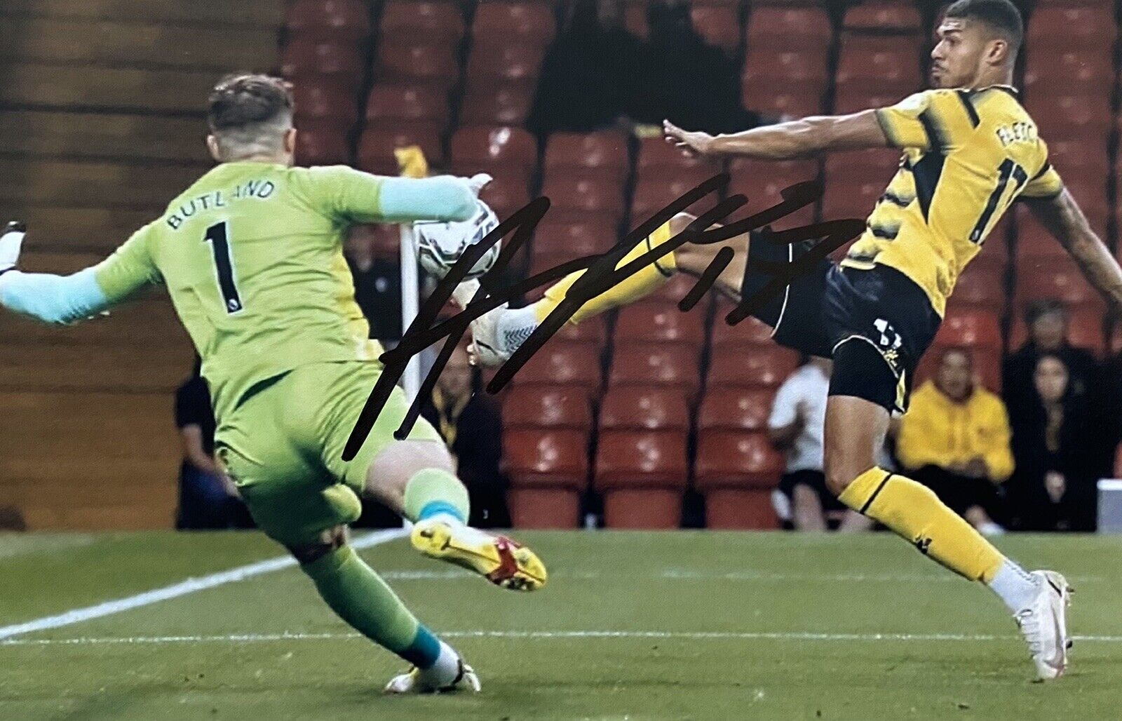 Ashley Fletcher Genuine Hand Signed Watford 6X4 Photo Poster painting