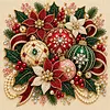Xmas Ball-Diamond Painting Pearl Art Kit(30X30cm)