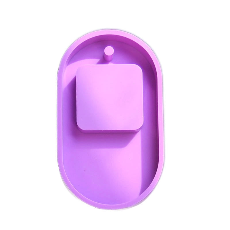 Youyou Mold Quicksand Hollow Micro Landscape DIY Tag Glue Drop Mold Gypsum Aromatherapy Car Pendant Mold