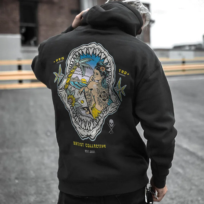 Skull Artist Collective Men's Hoodie -  