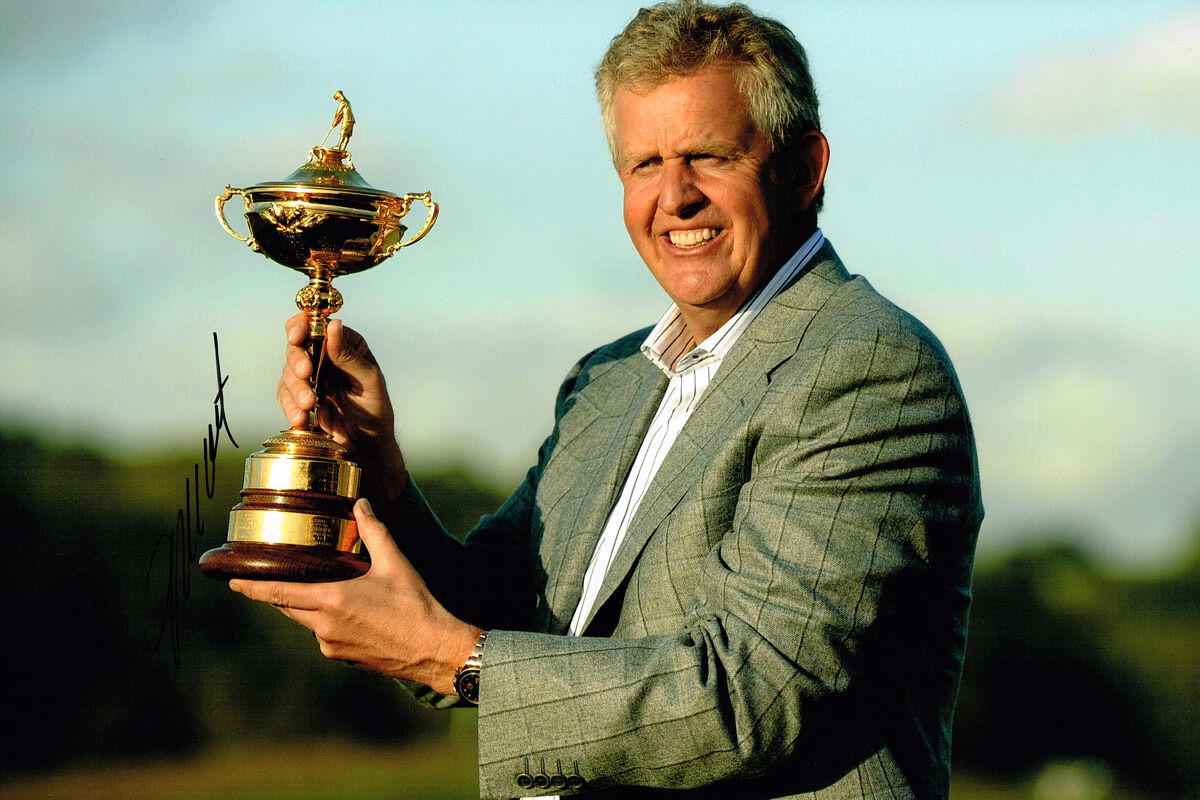 Colin Montgomerie HAND SIGNED Autograph Ryder Cup Captain 12x8 Photo Poster painting AFTAL COA