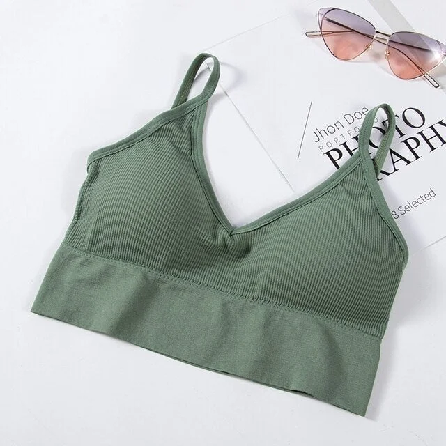 1/2 pcs Sexy Women Top Bras For Women Underwear Top Female Seamless Bra Backless Wirefree Push Up Bralette Brassiere Bra