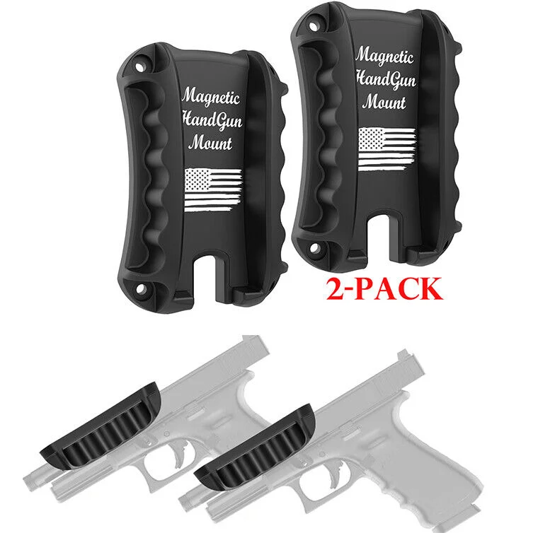 2-Pack Gun Magnet Mount, Magnetic Concealed Gun Holster Pistol Holder For Car