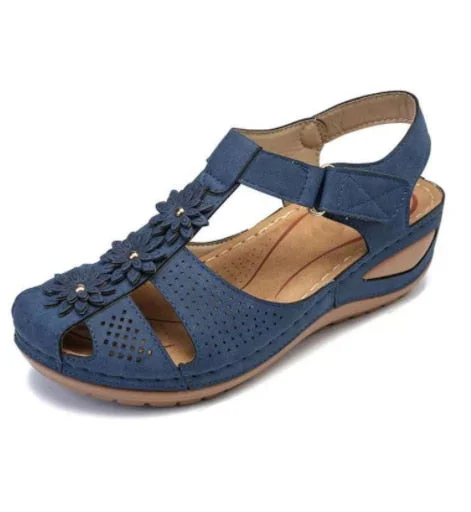 Women Comfortable Outdoor Sandals Casual Plus Size Slippers Round on Plus Size Wedge Shoes Sandalias Plataforma Mujer