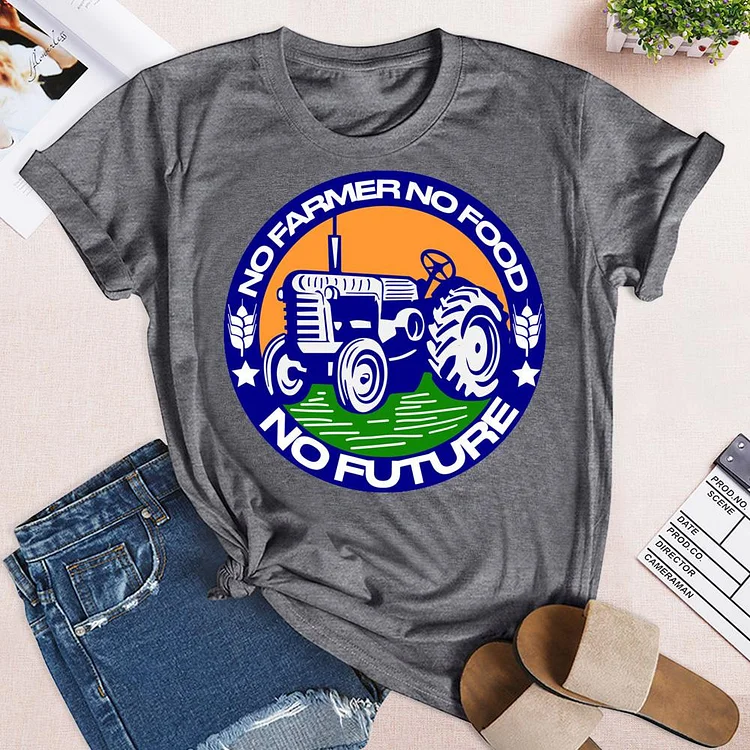 ANB - no farmer no food no future village life Retro Tee -04882