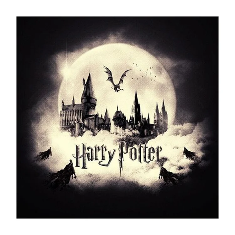 DIY - Harry Potter 11CT Stamped Cross Stitch 40*40CM