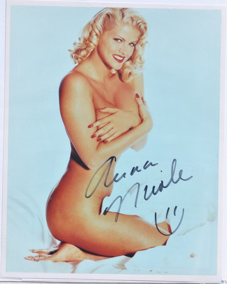 ANNA NICOLE SMITH Signed Photo Poster painting wcoa