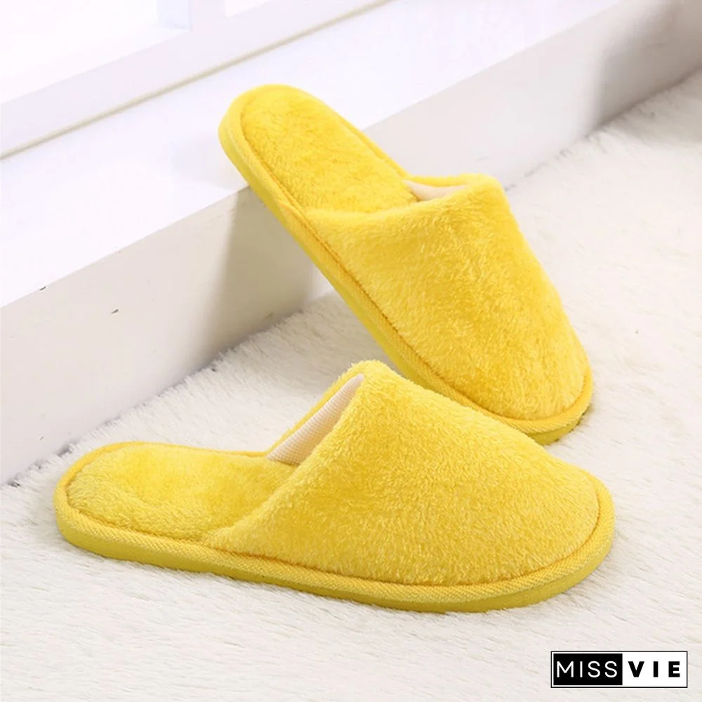 Home Women Slippers Indoor Bedroom House Soft Cotton Warm Shoes Women's Slipper Female Flats Christmas Gift