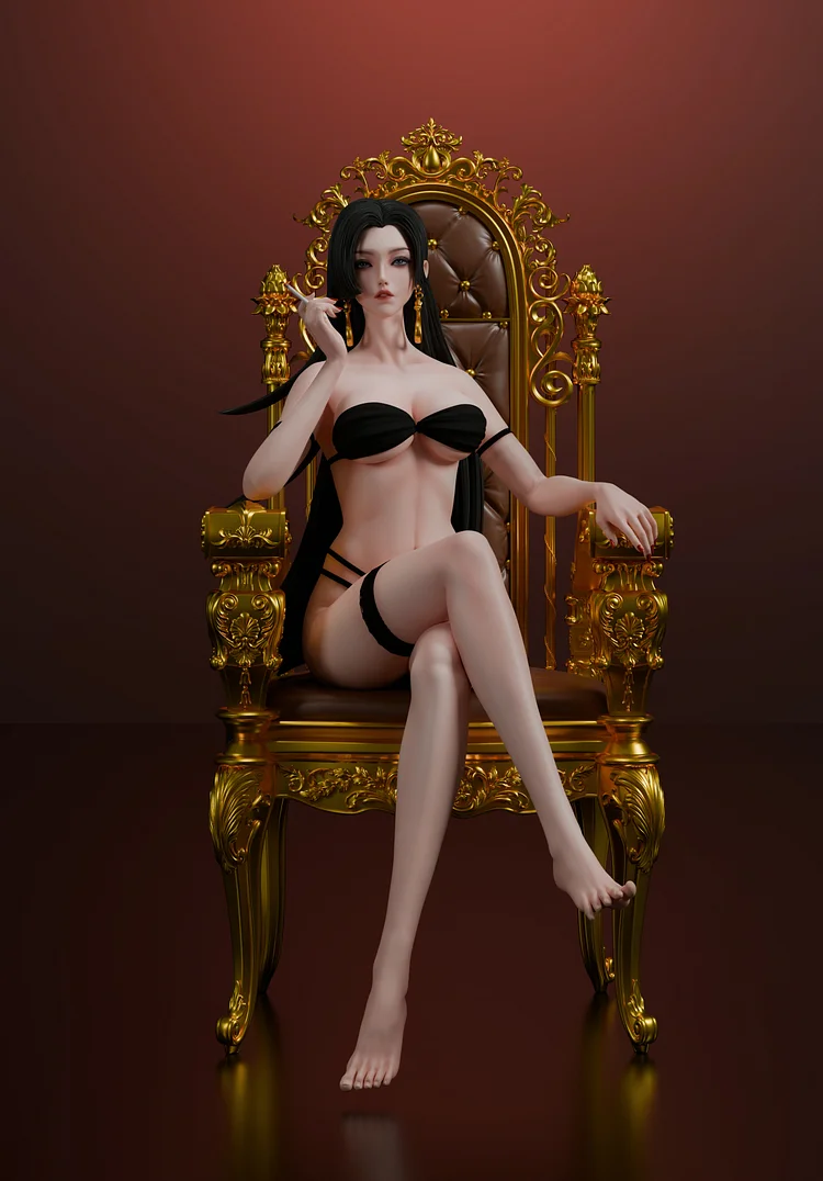 Super guai Studio - One Piece Boa Hancock queen 1/4 & 1/6 Statue(GK)-