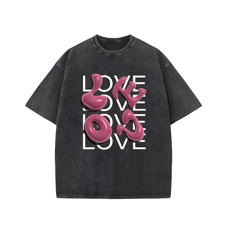 Sopula Love Unisex Washed T-Shirt